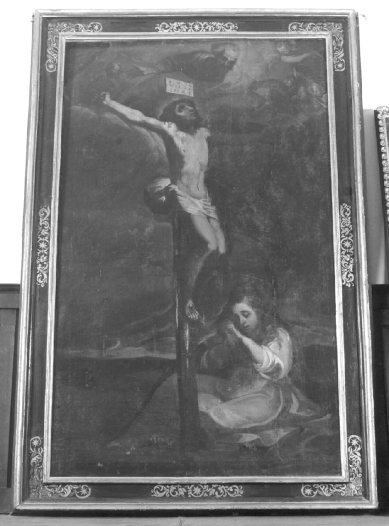 Cristo crocifisso con Santa Maria Maddalena - Siena